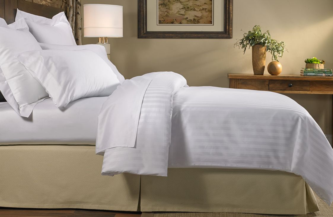 MARRIOTT Drap-housse Signature - Polycoton 120 Fils - Twin 100x200 Cm - Officiel Hôtel Marriott