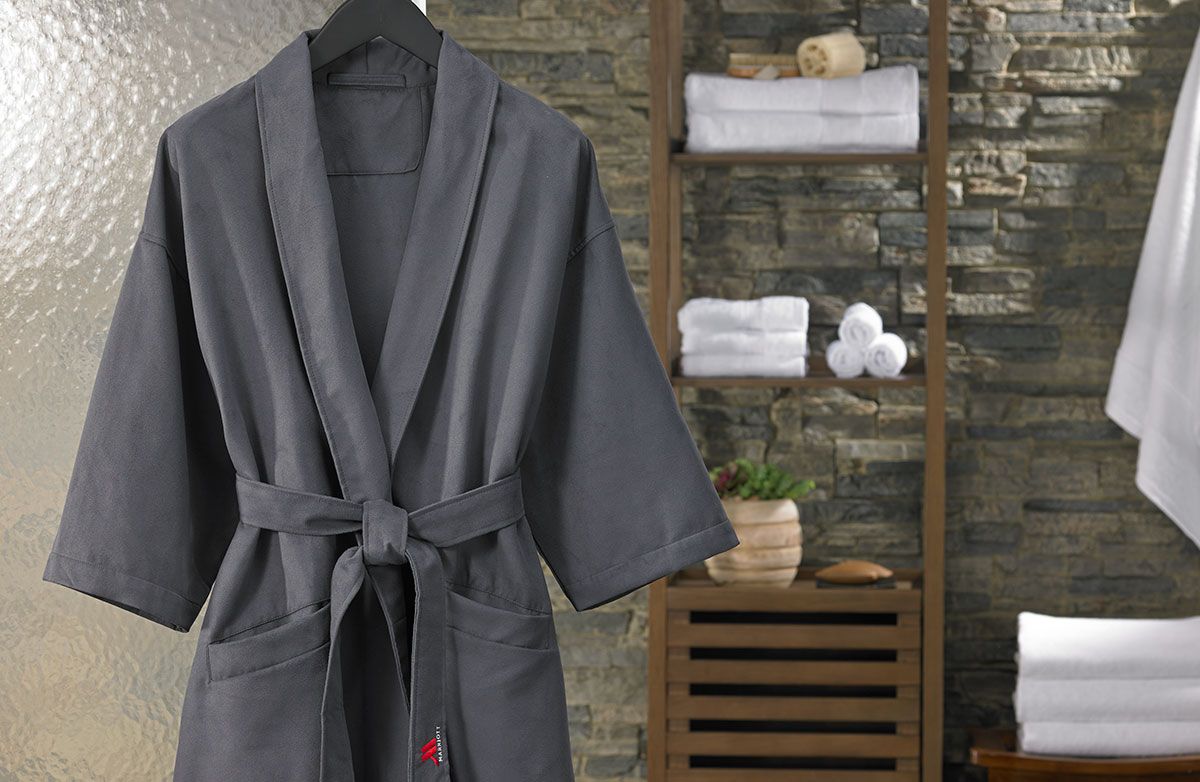 Peignoir en microfibre on sale